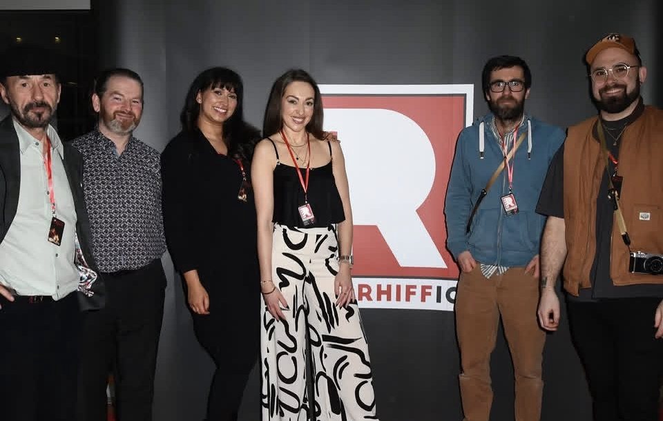 The Hang cast and crew on the red carpet at the Romford Horror Festival